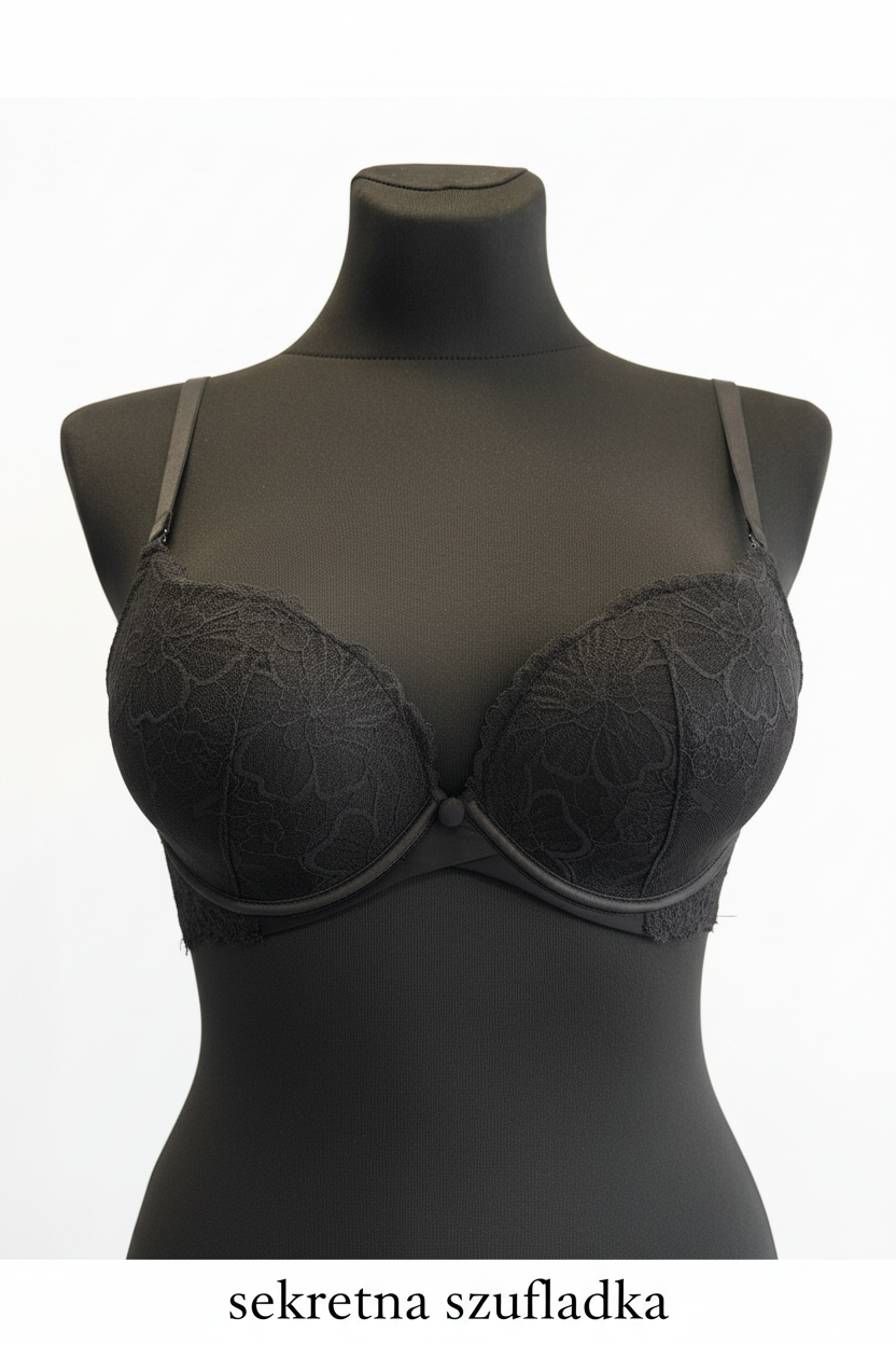 Sekretna Szufladka black bra front
