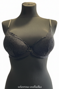 Sekretna Szufladka black lace bra front