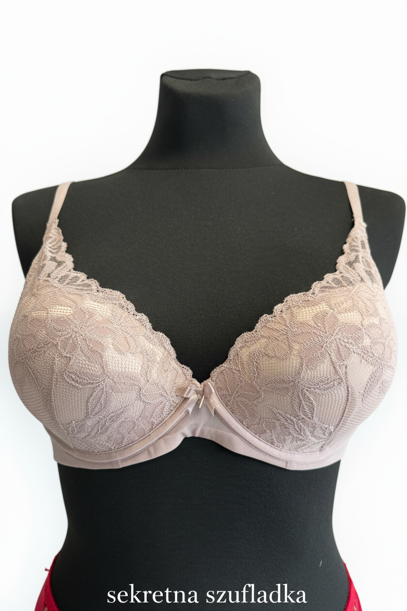 Sekretna Szufladka pink bra front