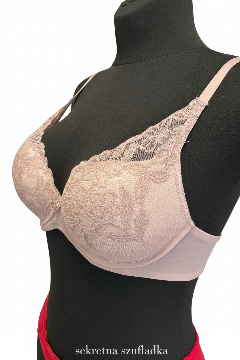 Sekretna Szufladka pink bra side